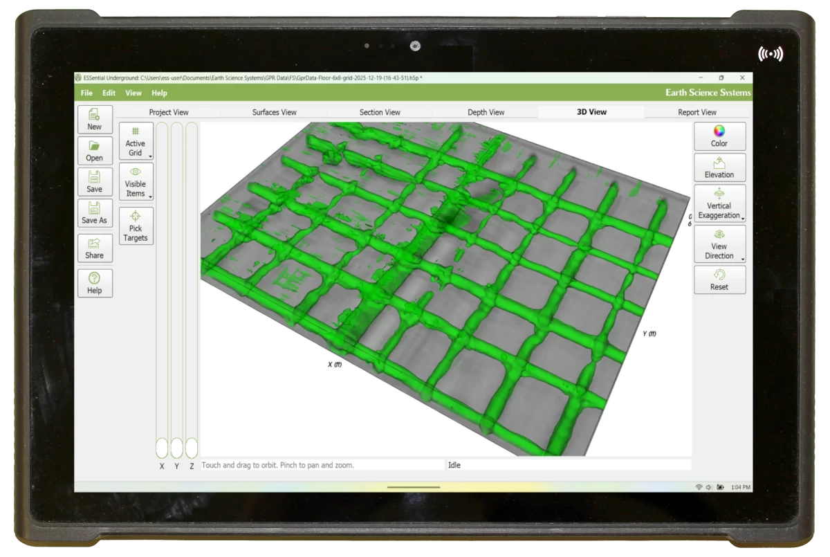 isosurface on tablet