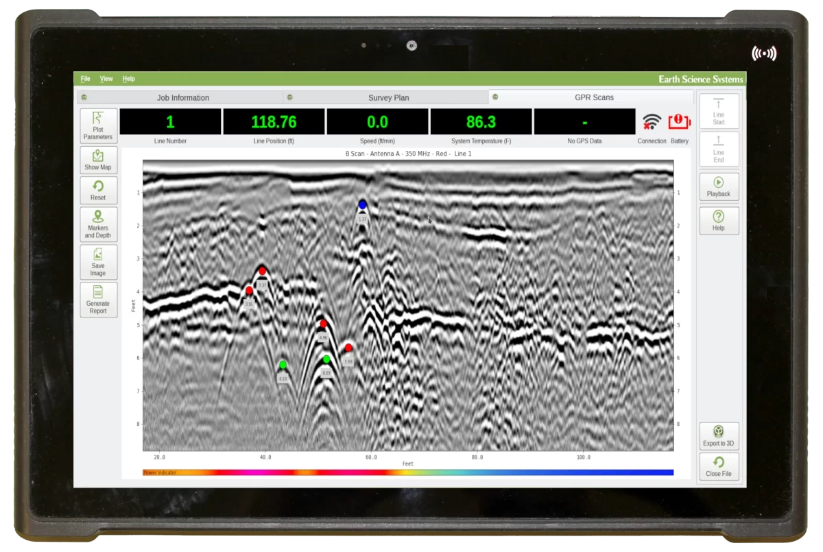 cross-section on Surveyor Pro