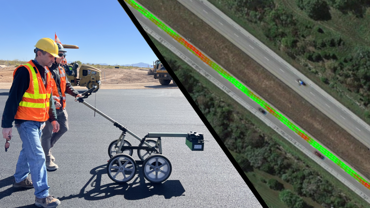Asphalt Pavement Scanner and Pavement Density Image